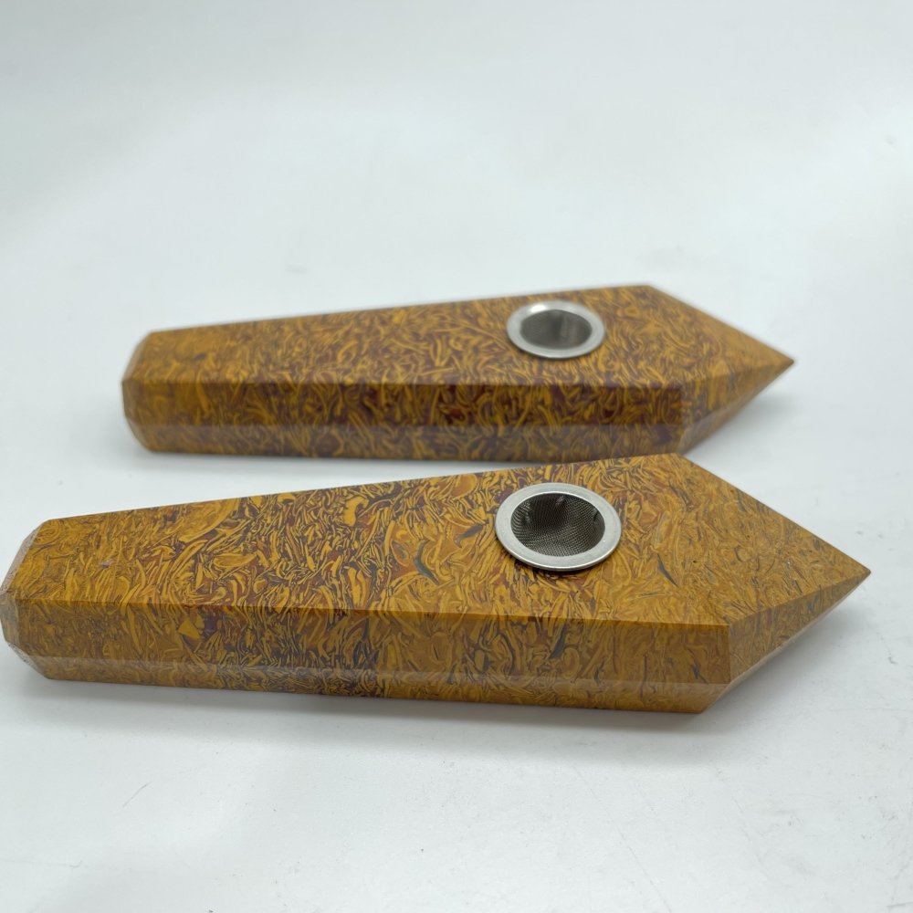 4Types Cigarette Holder Smoking Pipe Sodalite Apatite Smoky Pipe -Wholesale Crystals