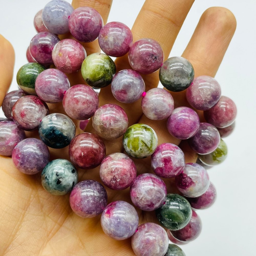 5 Pieces 12mm High Quality Unicorn Stone Bracelets -Wholesale Crystals