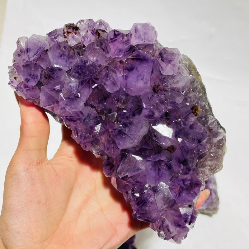 5 Pieces Amethyst Cacoxenite Super7 Cluster - Wholesale Crystals