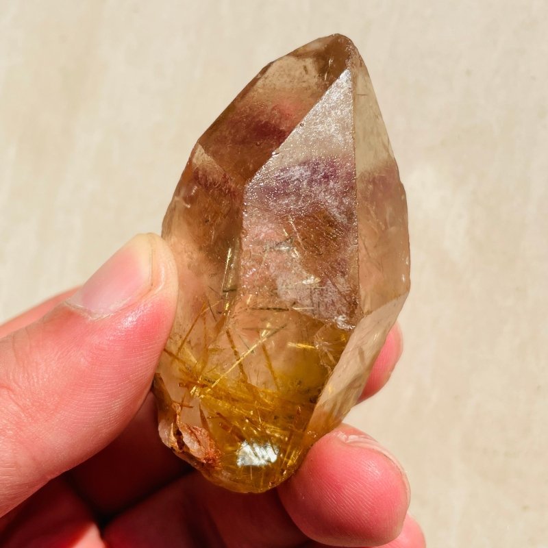 55 Pieces High Quality Gold Rutile Quartz Raw Stone - Wholesale Crystals