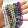 5Types Bracelet Beads Labradorite&Moss Agate Opalite (man made) DIY Beads Wholesale -Wholesale Crystals