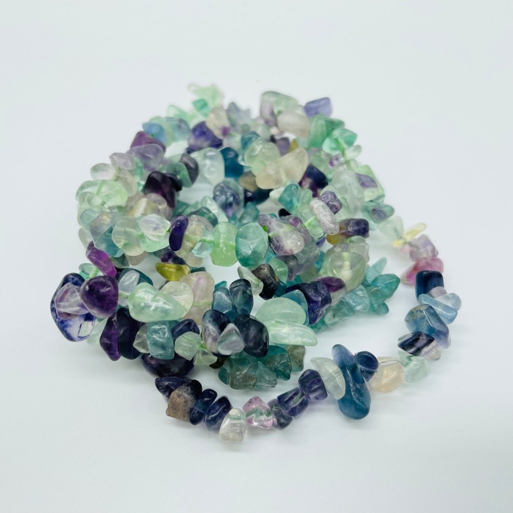 6 Types Chip Bracelet Lapis Lazuli & Fluorite Wholesale -Wholesale Crystals