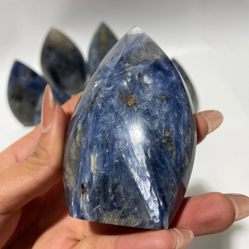 9 Pieces Blue Kyanite Mixed Clear Quartz Arrow Head Shape - Wholesale Crystals