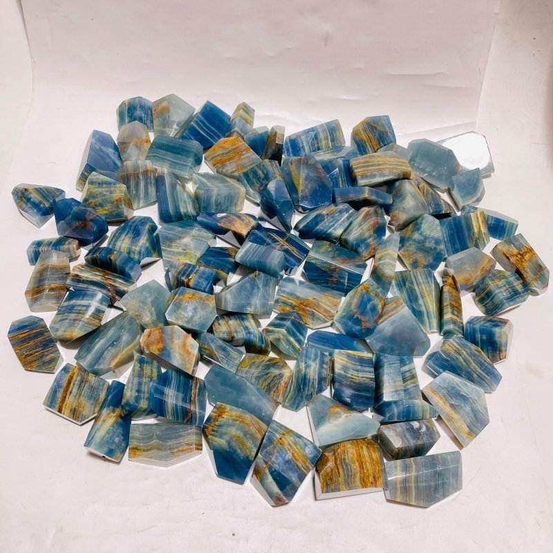 90 Pieces High Quality Blue Onyx Stone Free Form - Wholesale Crystals