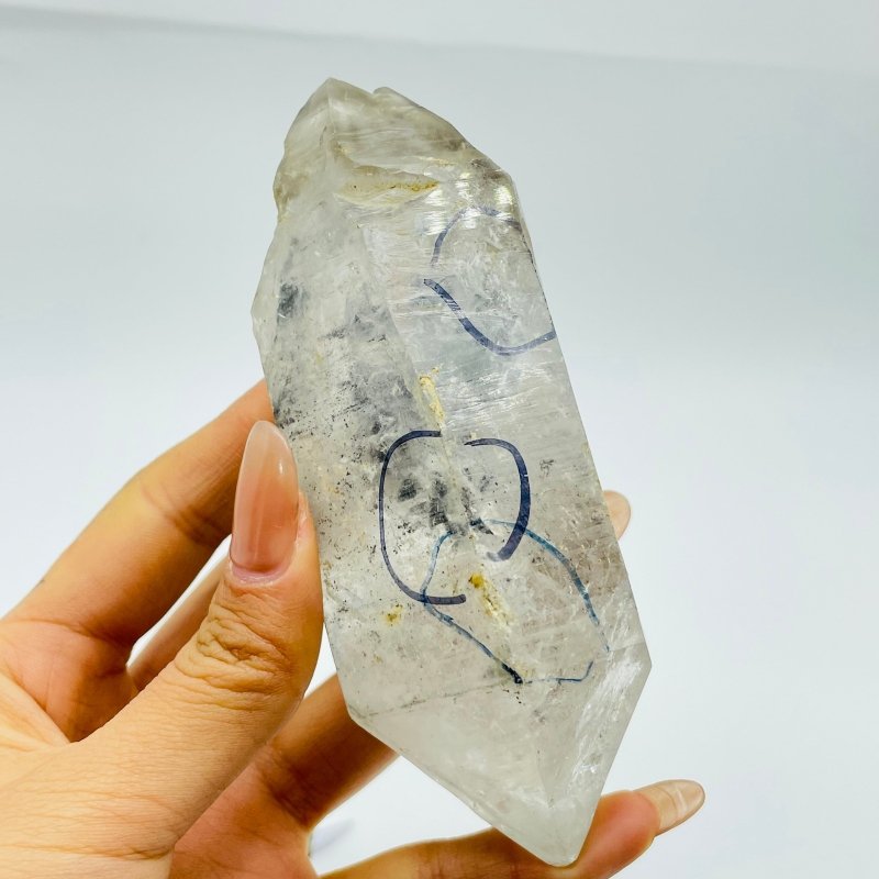 A80 Enhydro Crystal Quartz Double Point -Wholesale Crystals