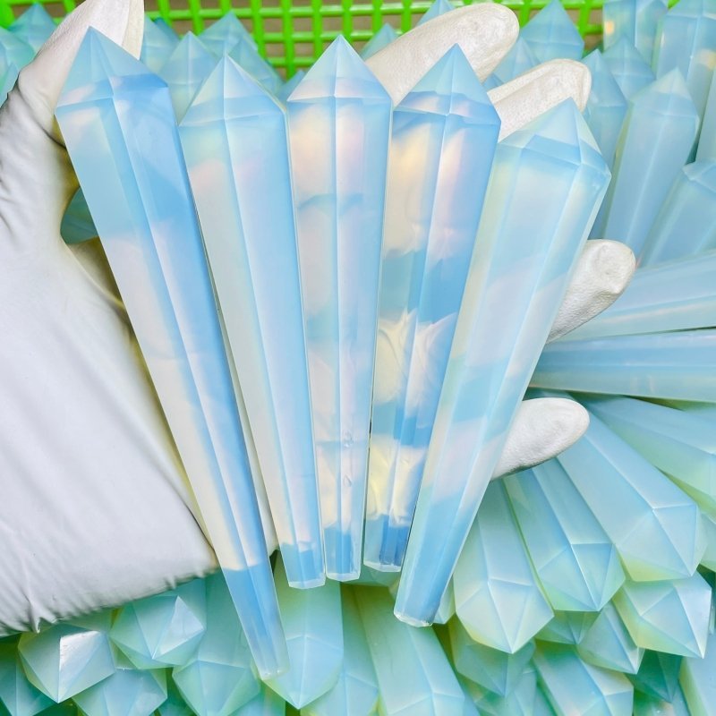 Beautiful Thin Scepter Opalite Point Magic Wand Wholesale - Wholesale Crystals