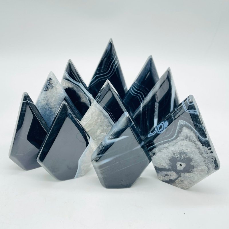 Black Stripe Agate Arrow Head Shape Crystal Wholesale - Wholesale Crystals