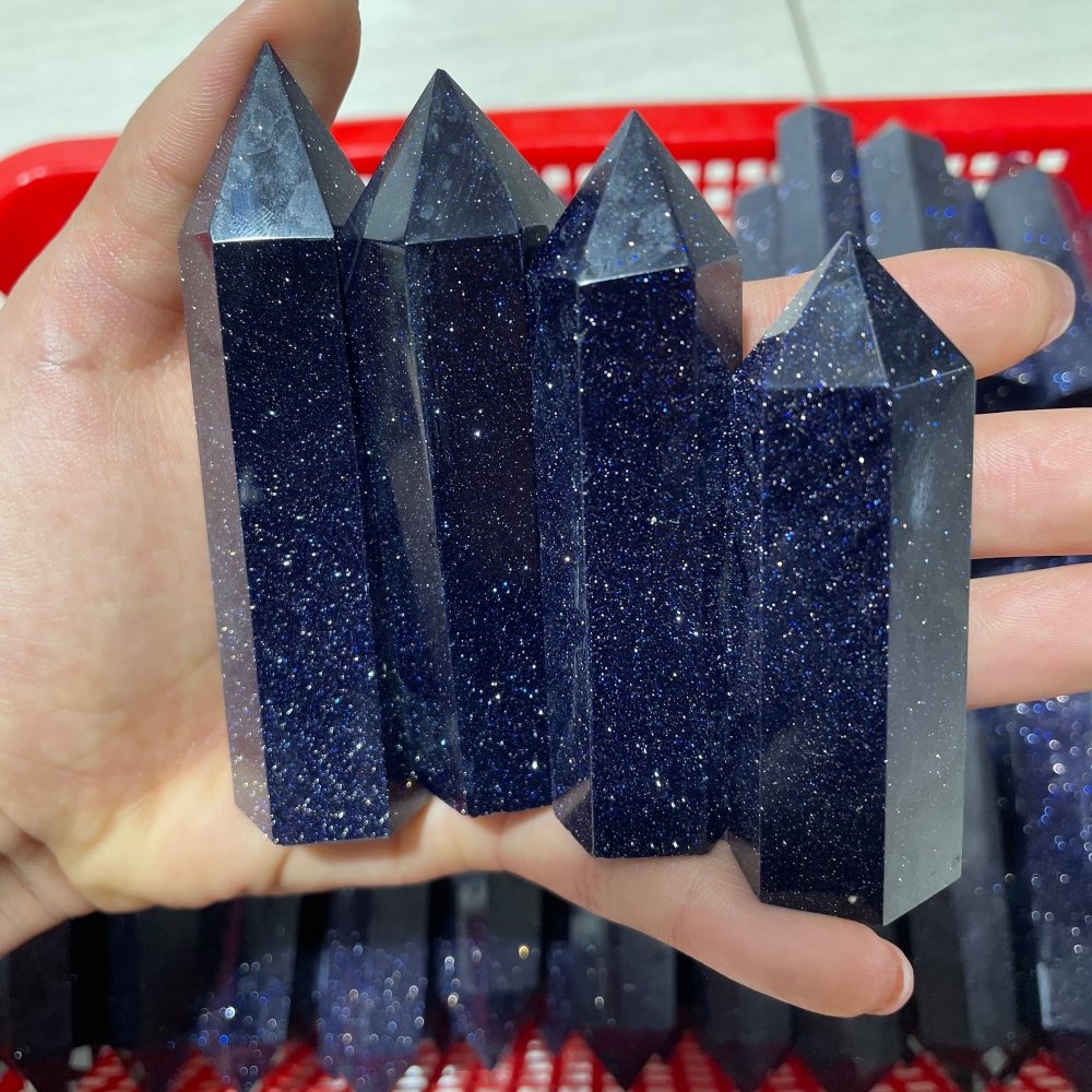 Blue Sandstone Tower Points Wholesale -Wholesale Crystals