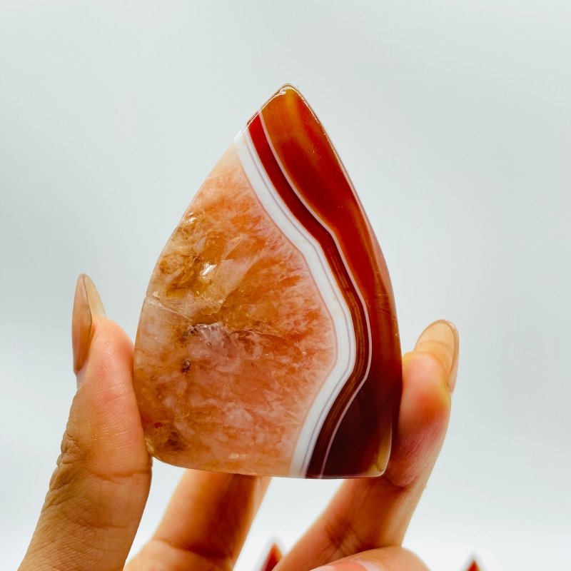 Carnelian Mixed Quartz Arrow Head Shape Home Decoration Wholesale - Wholesale Crystals