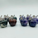 Chevron Amethyst & Ocean Jasper Apple Carving Wholesale -Wholesale Crystals