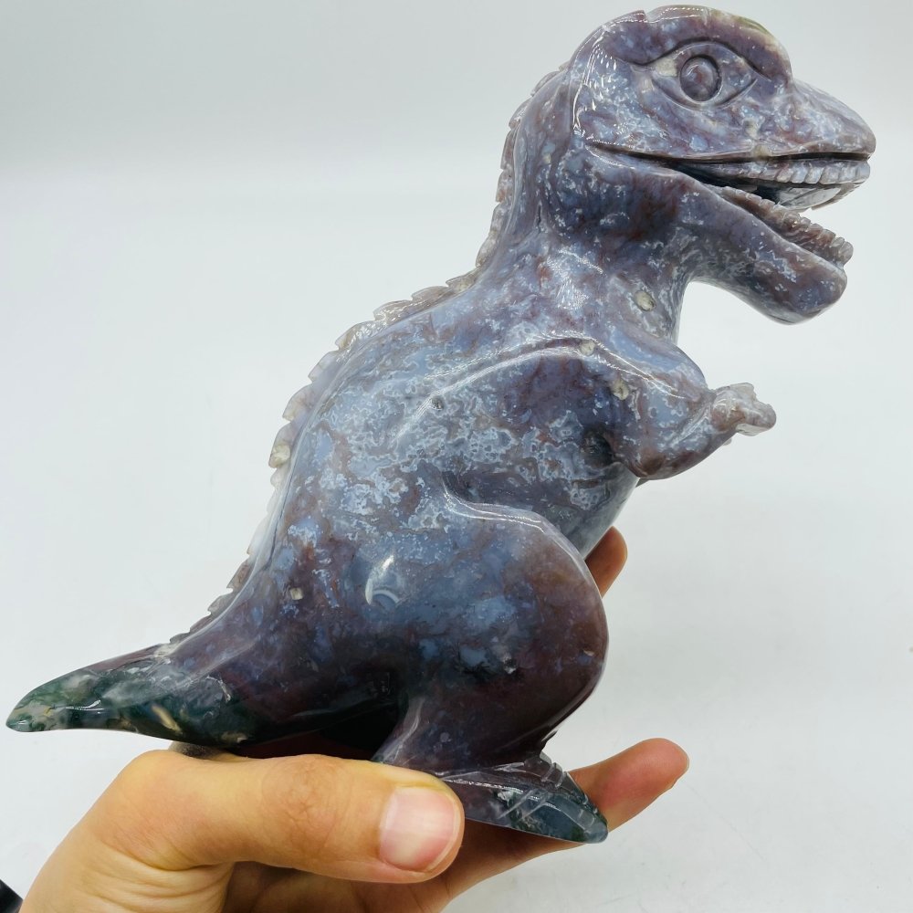 Large Ocean Jasper Tyrannosaurus Rex Dinosaur Carving -Wholesale Crystals
