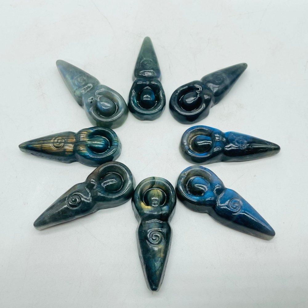 Labradorite Spiral Goddess Carving Wholesale -Wholesale Crystals