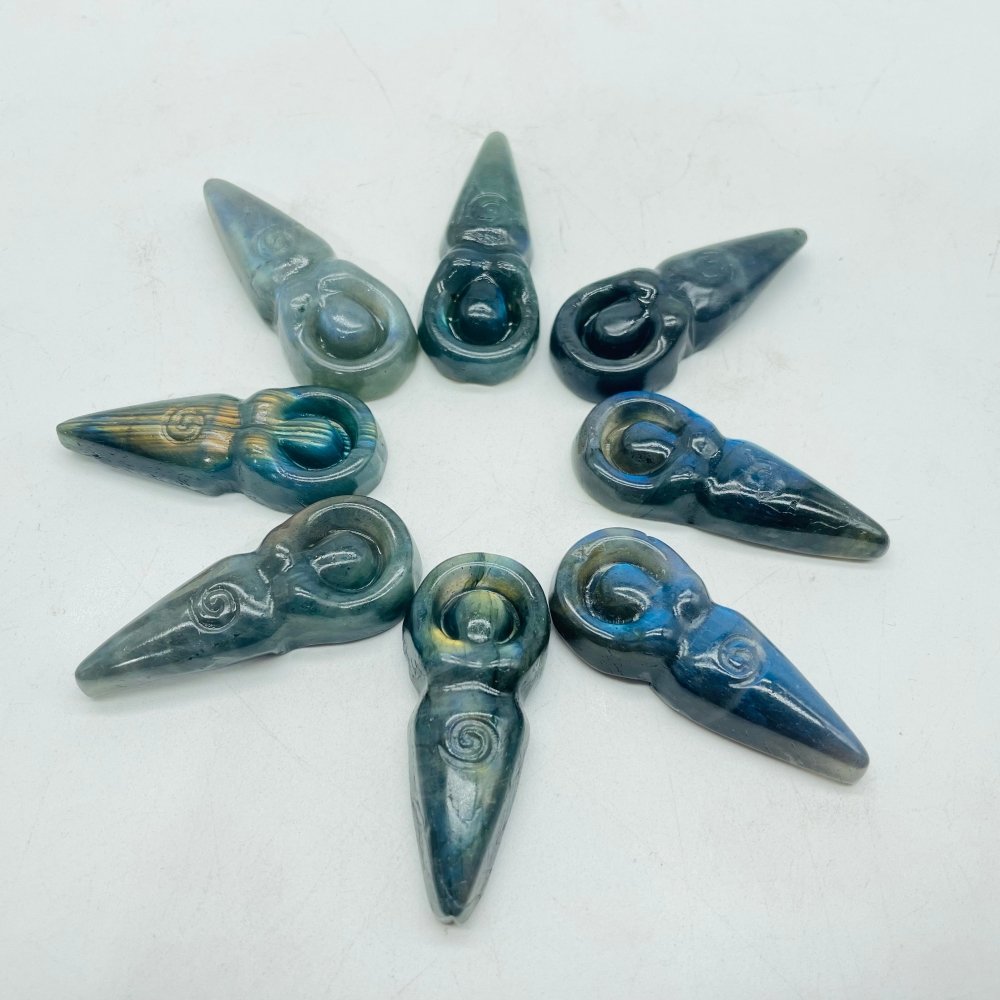 Labradorite Spiral Goddess Carving Wholesale -Wholesale Crystals