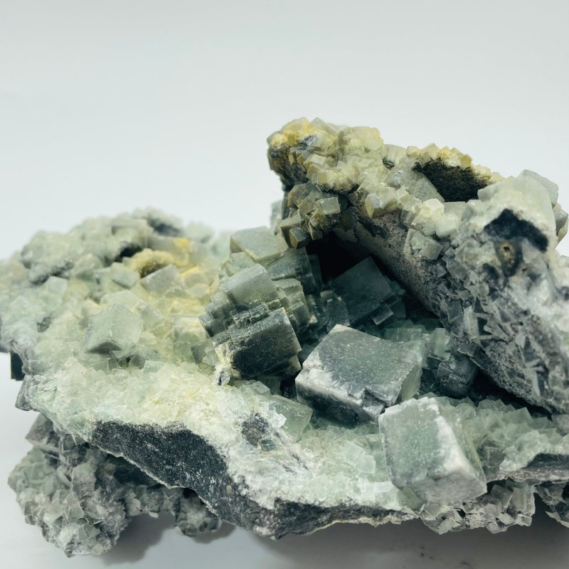 Large Fluorite Specimen Cubic Raw Stone Specimen -Wholesale Crystals