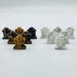 Mini Tiger Eye Howlite Tombstone Skull Cross Carving Wholesale -Wholesale Crystals