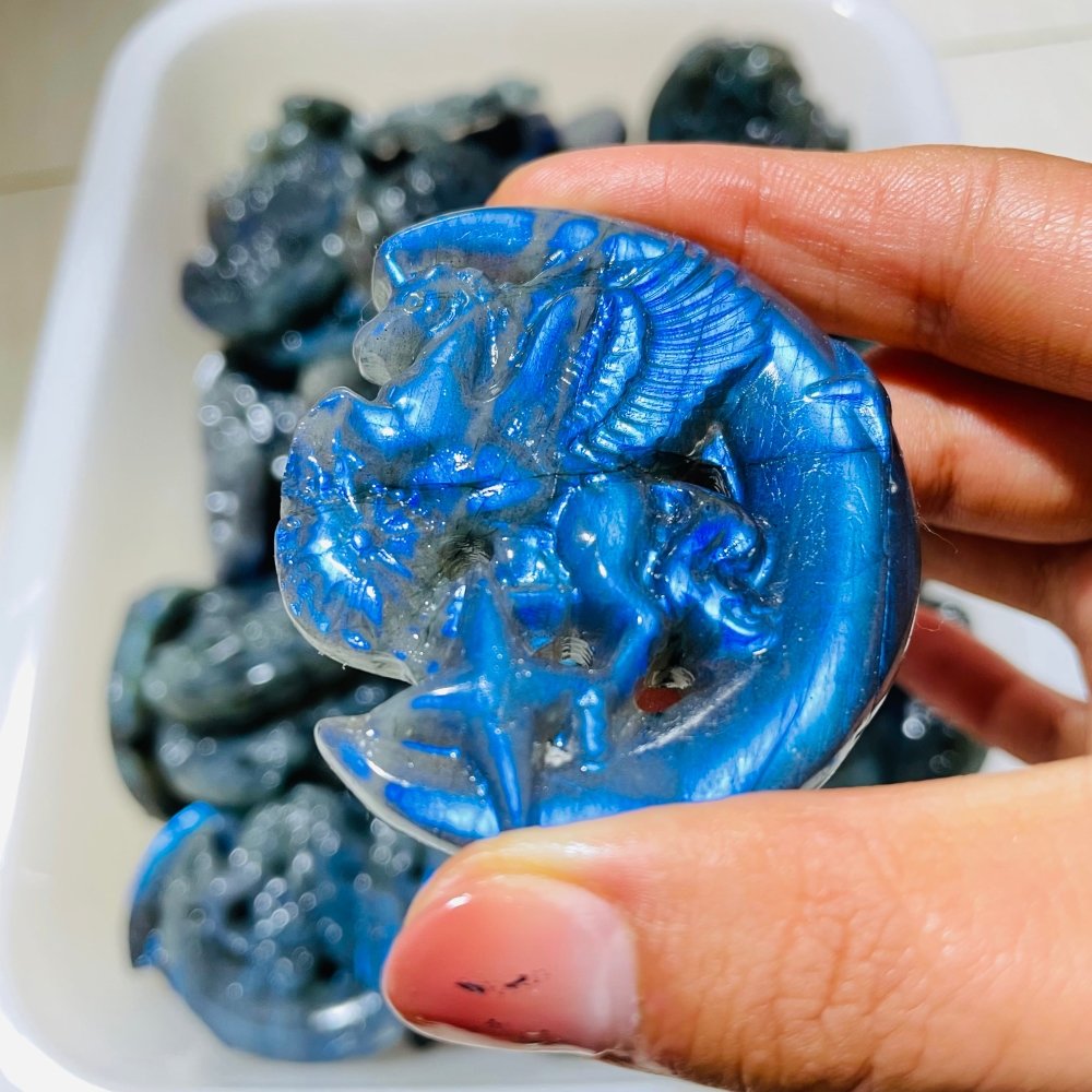 Moon Unicorn Labradorite Stone Carving Wholesale -Wholesale Crystals