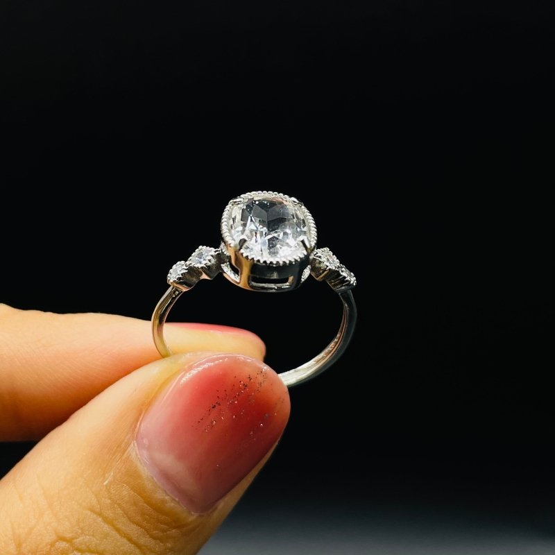 Natural Clear Quartz Cut Faceted Ring Wholesale -Wholesale Crystals