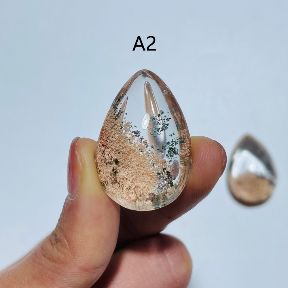 Pink Garden Quartz Teardrop DIY Pendant Jewelry Making -Wholesale Crystals