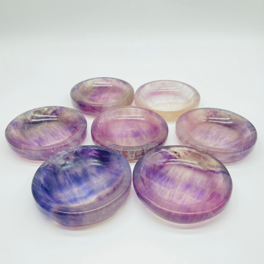 Purple Fluorite Shallow Bowl Wholesale -Wholesale Crystals