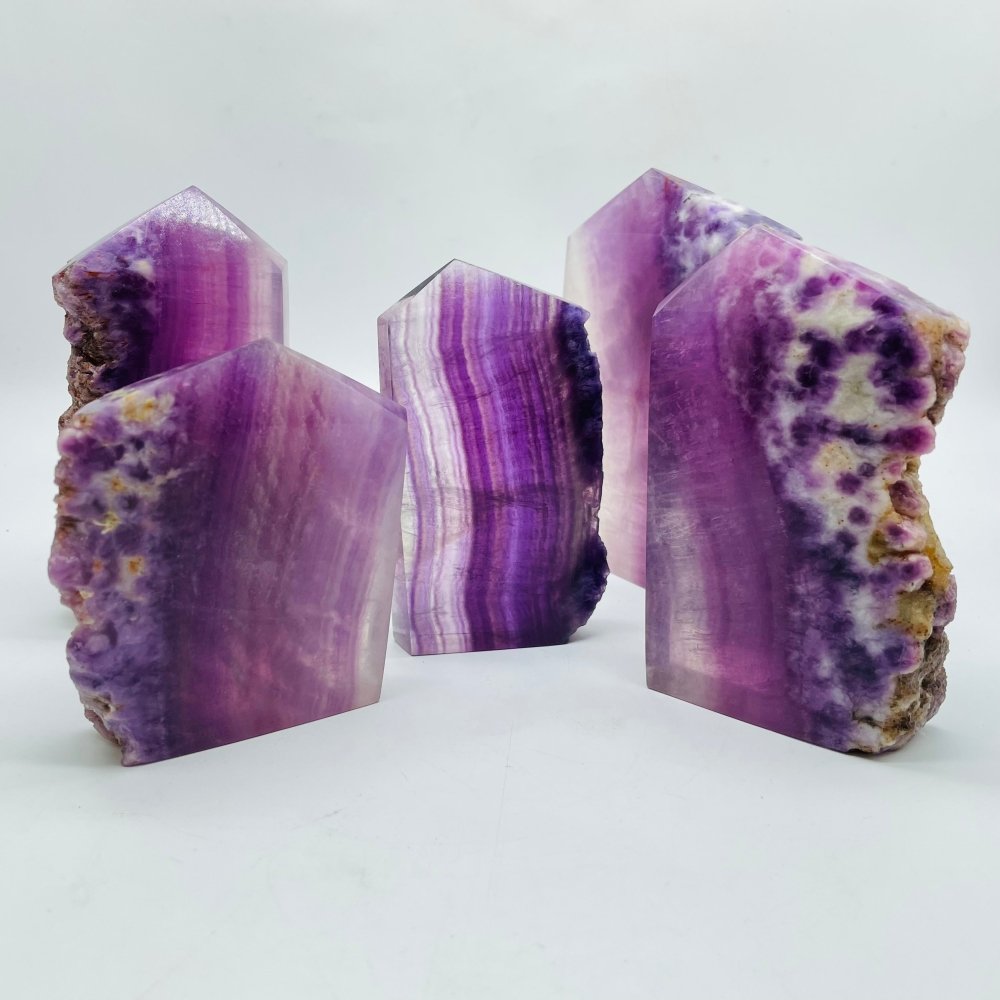 Purple Fluorite Tower Points Wholesale -Wholesale Crystals