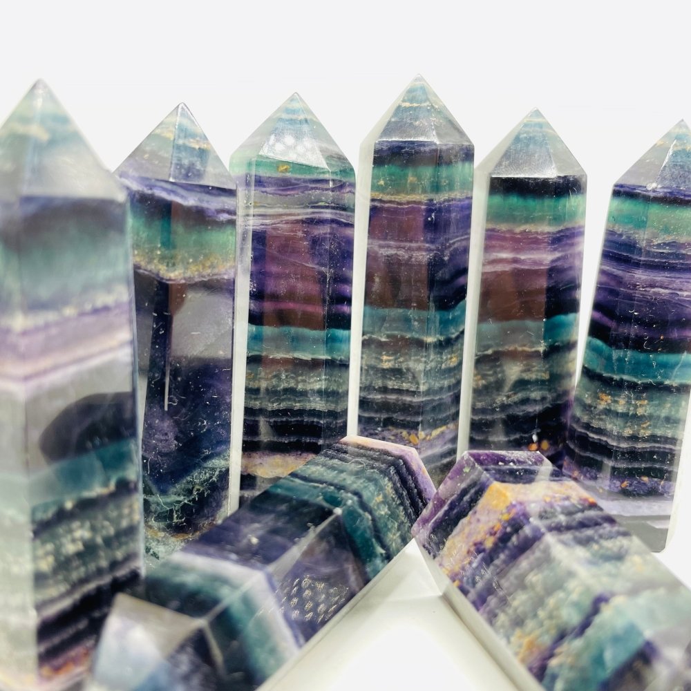 Rainbow Fluorite Tower Points Wholesale -Wholesale Crystals