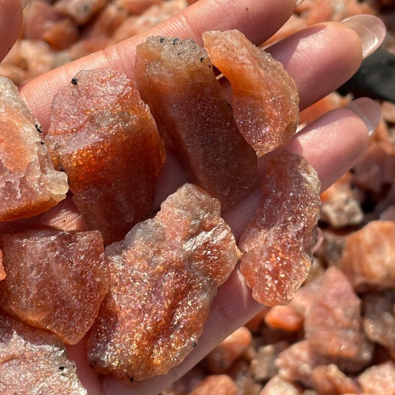 Small Raw High Quality Sunstone Wholesale - Wholesale Crystals