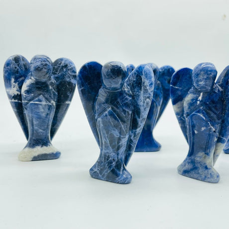 Sodalite Angel Carving Wholesale -Wholesale Crystals